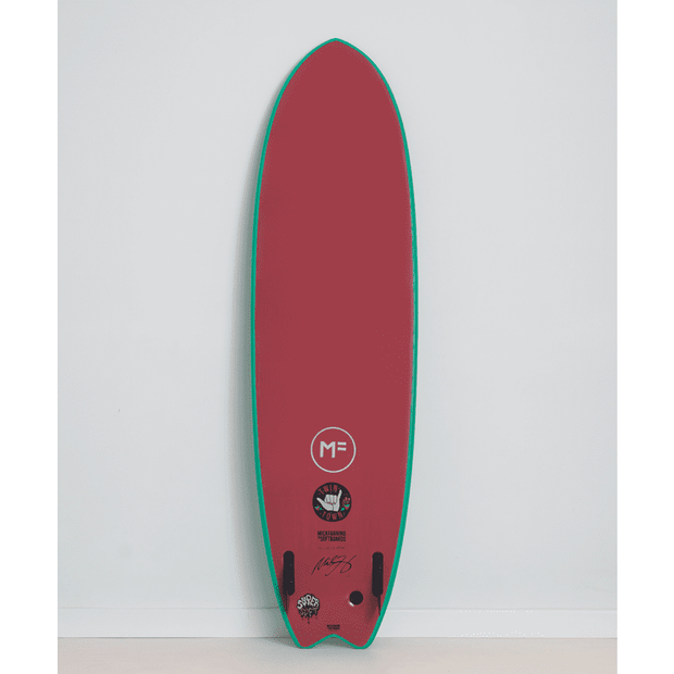 Twin Town Super Soft - Softboard - Jade/Merlot - firstmasonicdistrict