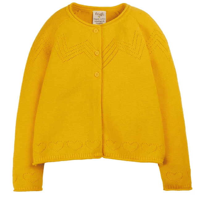 Piper Pointelle Cardigan - Bumblebee - firstmasonicdistrict