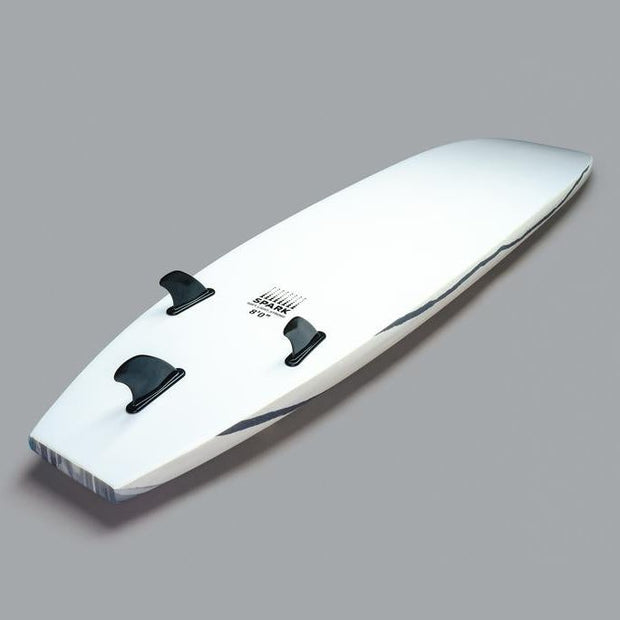 Spark - Longboard - 8'0 -Cyan Grey Foamie Softboard