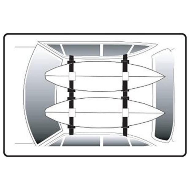 Surf Shop, Surf Accessories, FCS, Cam Lock Soft Racks Double, Car Accessories