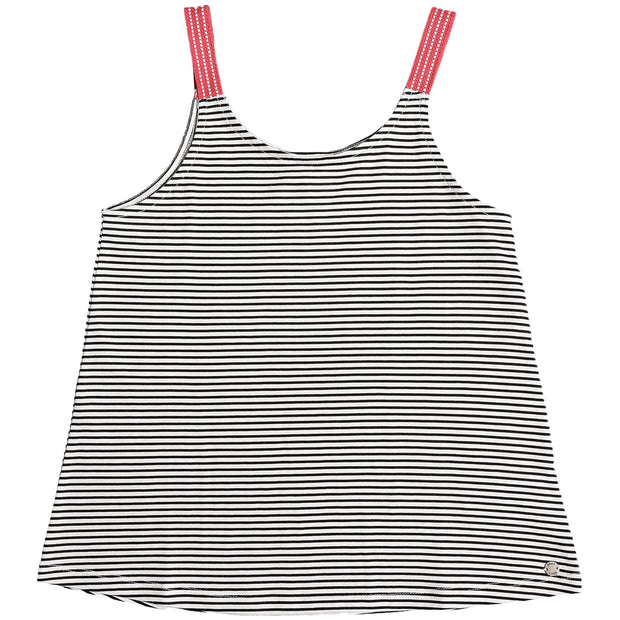 Surf Shop, Surf Clothing, Roxy, Spirit Bird Vest Top, Tshirt, Anthracite Cost Stripes