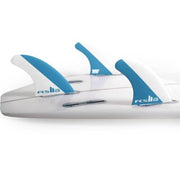 Surf Shop, Surf Hardware, FCS, MF PC Thruster, Fins, Medium, White/Blue