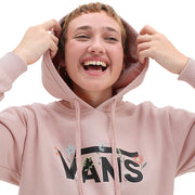 Wyld Tangle Micro Ditsy Pullover Hoodie - Womens Hoodie - Rose Smoke - firstmasonicdistrict