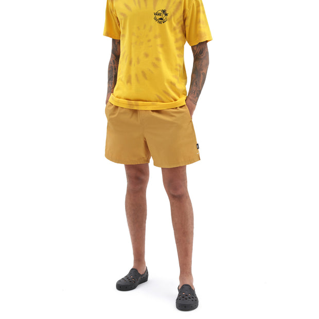 Primary Solid Elastic Boardshorts - Mens Shorts - Narcissus - firstmasonicdistrict