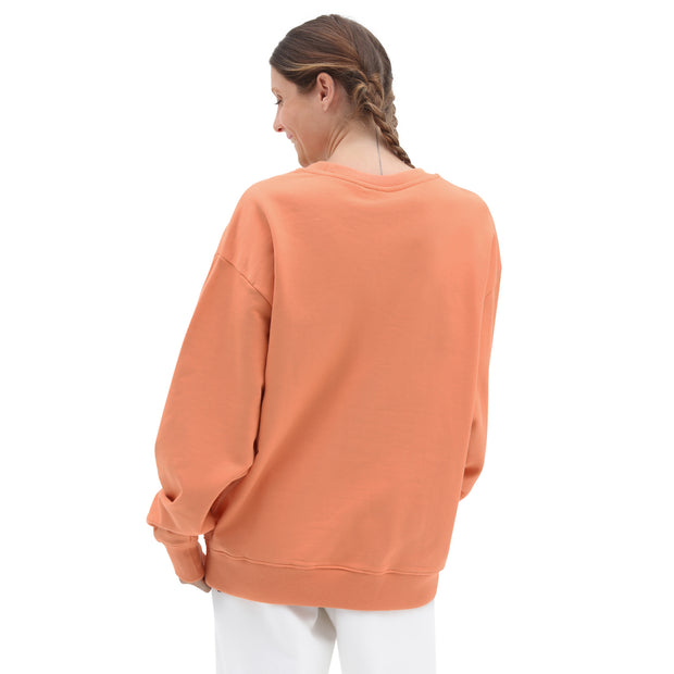 Flying V OS FT LS Crew Sweatshirt - Womens Sweatshirt - Sun Baked Orange - firstmasonicdistrict