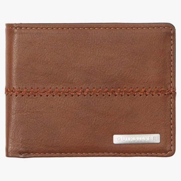 Stitchy Tri-Fold Wallet - Mens Wallet - Chocolate Brown - firstmasonicdistrict