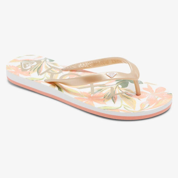 Tahiti VII Flip Flops - Womens Sandals - White/Champagne - firstmasonicdistrict