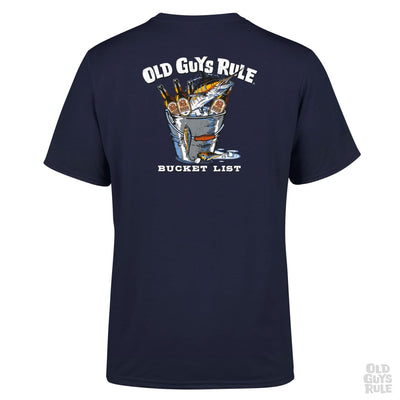 Bucket List II T-Shirt - Navy - firstmasonicdistrict