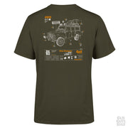 Dirty Weekend IV - Mens T-Shirt - Olive Green - firstmasonicdistrict