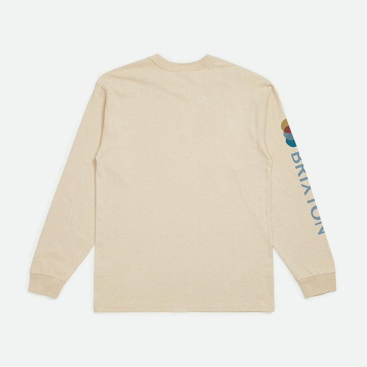 Alton Long Sleeve Mens T-Shirt - Sand Beige - firstmasonicdistrict