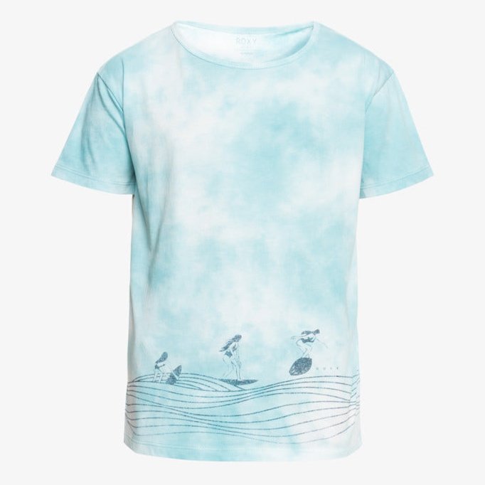 Cooler Than Me - Girls T-Shirt - Cool Blue Water Tie Dye - firstmasonicdistrict