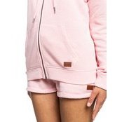 Perfect Wave Womens Zipped Hoodie - Powder Pink - firstmasonicdistrict