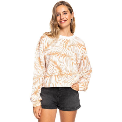 Off To The Beach Sweatshirt | Toast Palm Tree Dreams | Women - firstmasonicdistrict