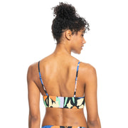 Color Jam Bikini Top - Womens Tank Bikini Top - Anthracite Flower Jammin - firstmasonicdistrict