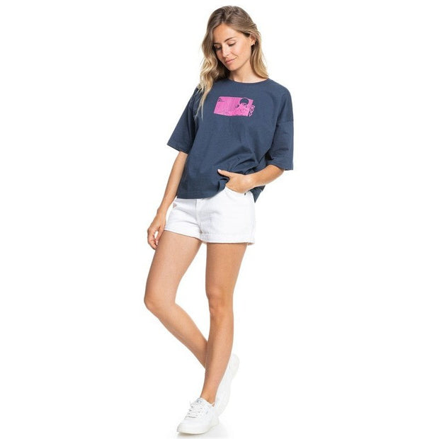 Easy And Basic S/S T-Shirt | Mood Indigo | Women - firstmasonicdistrict