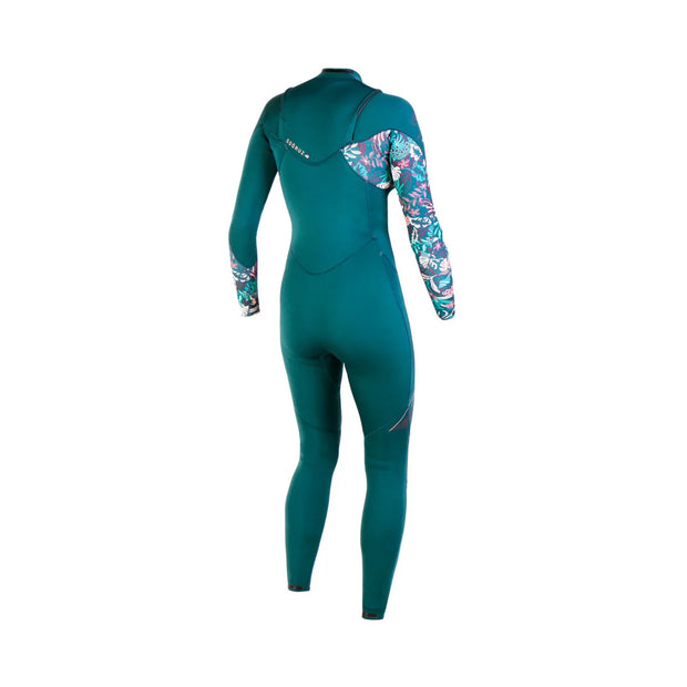 Womens Wetsuit - Divine 5/4/3 Front Zip Oysterprene Fullsuit - Blue Duck - firstmasonicdistrict