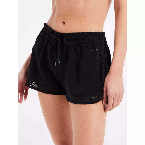 Prttenerife Swim Shorts - Womens Shorts - True Black - firstmasonicdistrict