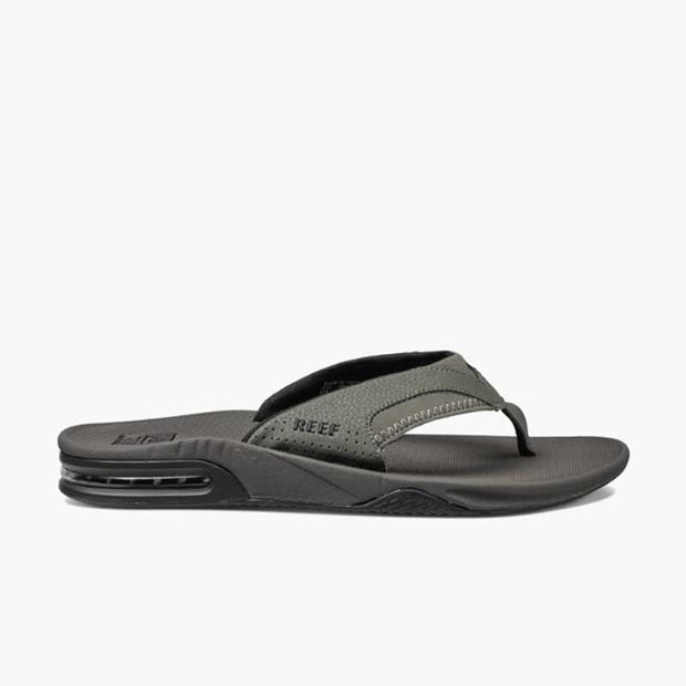 Fanning Flip Flops - Grey Black - firstmasonicdistrict