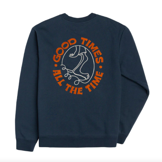 Cambridge Heavyweight Sweatshirt / Light Navy - firstmasonicdistrict