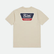 Linwood S/S Standard  FitTee - Cream - firstmasonicdistrict