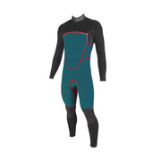 Womens Wetsuit - Divine 5/4/3 Front Zip Oysterprene Fullsuit - Blue Duck - firstmasonicdistrict