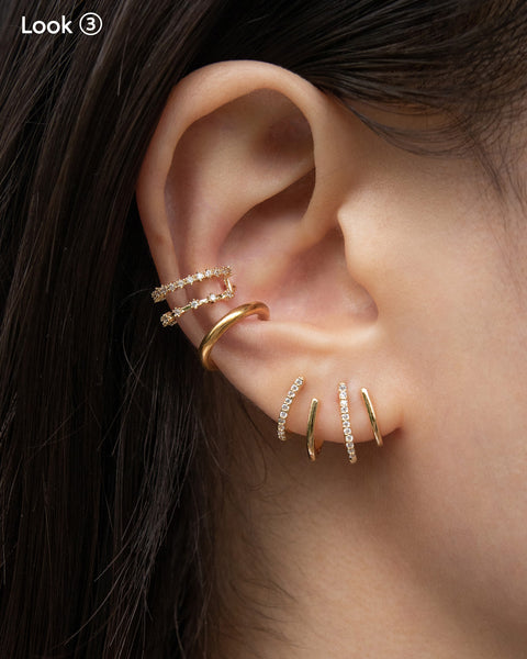 Gothic Golden Silver Snake Rhinestone Earrings Fitting One - Temu