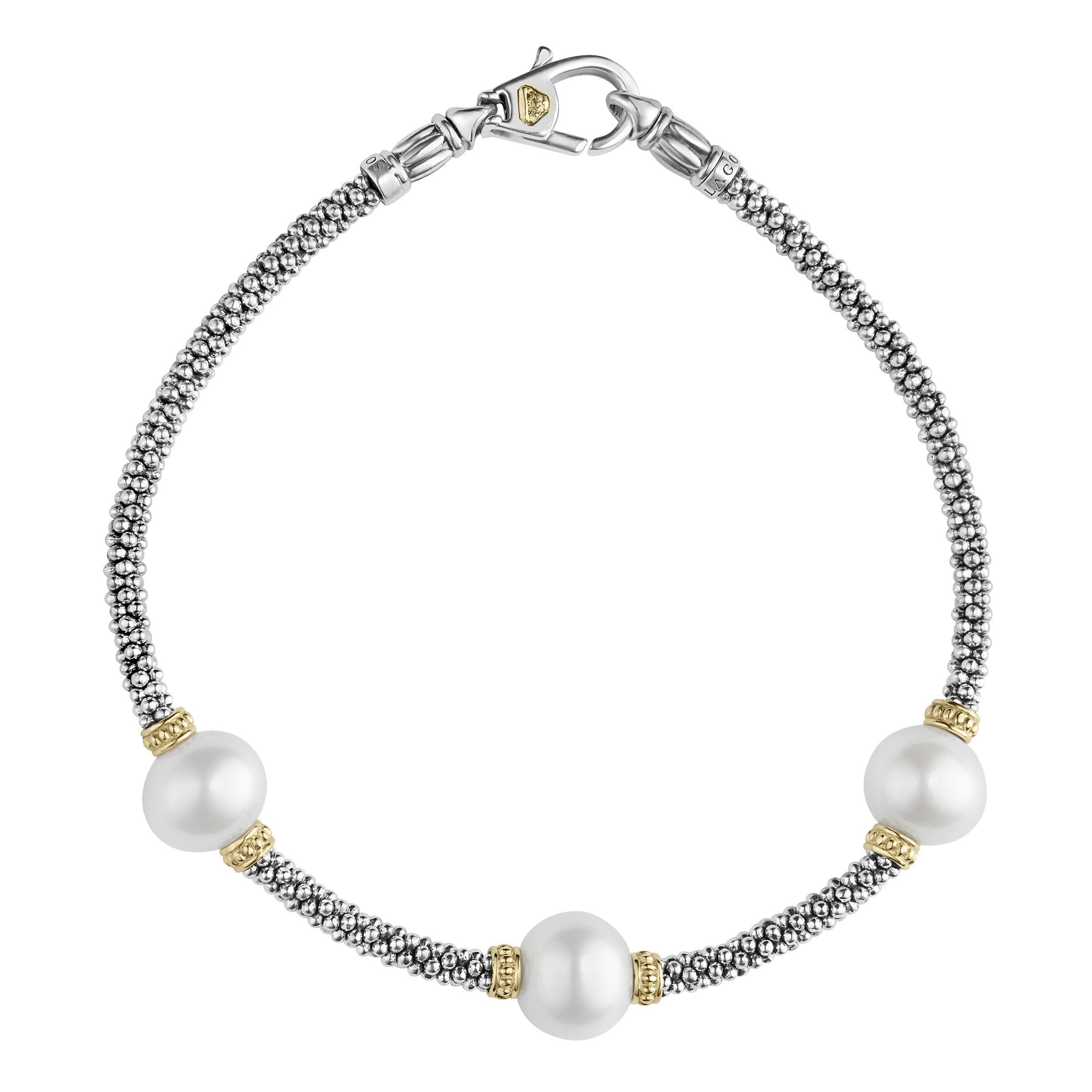 Lagos 'Luna' Pearl Caviar Bracelet