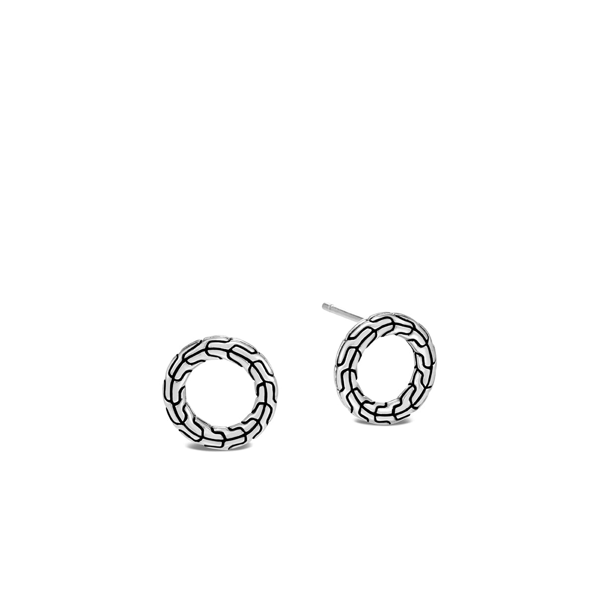 John Hardy Classic Chain Round Stud Earrings