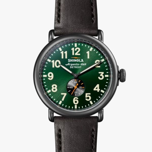 Shinola Runwell 47mm w/ Hunter Green Dial