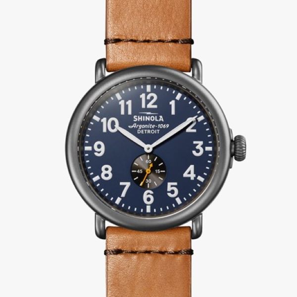 Shinola Runwell 47mm w/ Midnight Blue Dial