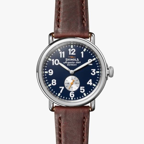 Shinola Runwell 41mm w/ Midnight Blue Dial