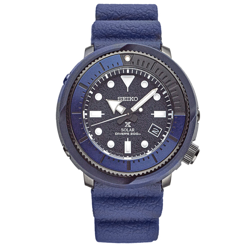 seiko blue solar watch