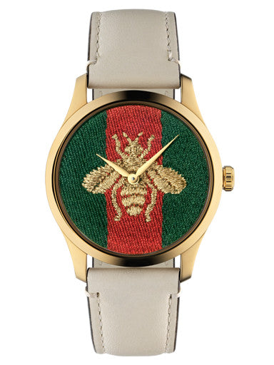 Gucci G-Timeless 38mm Bumblebee Motif 