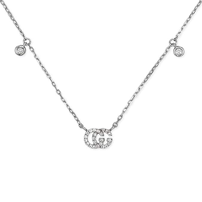 Gucci Running G Diamond Necklace 