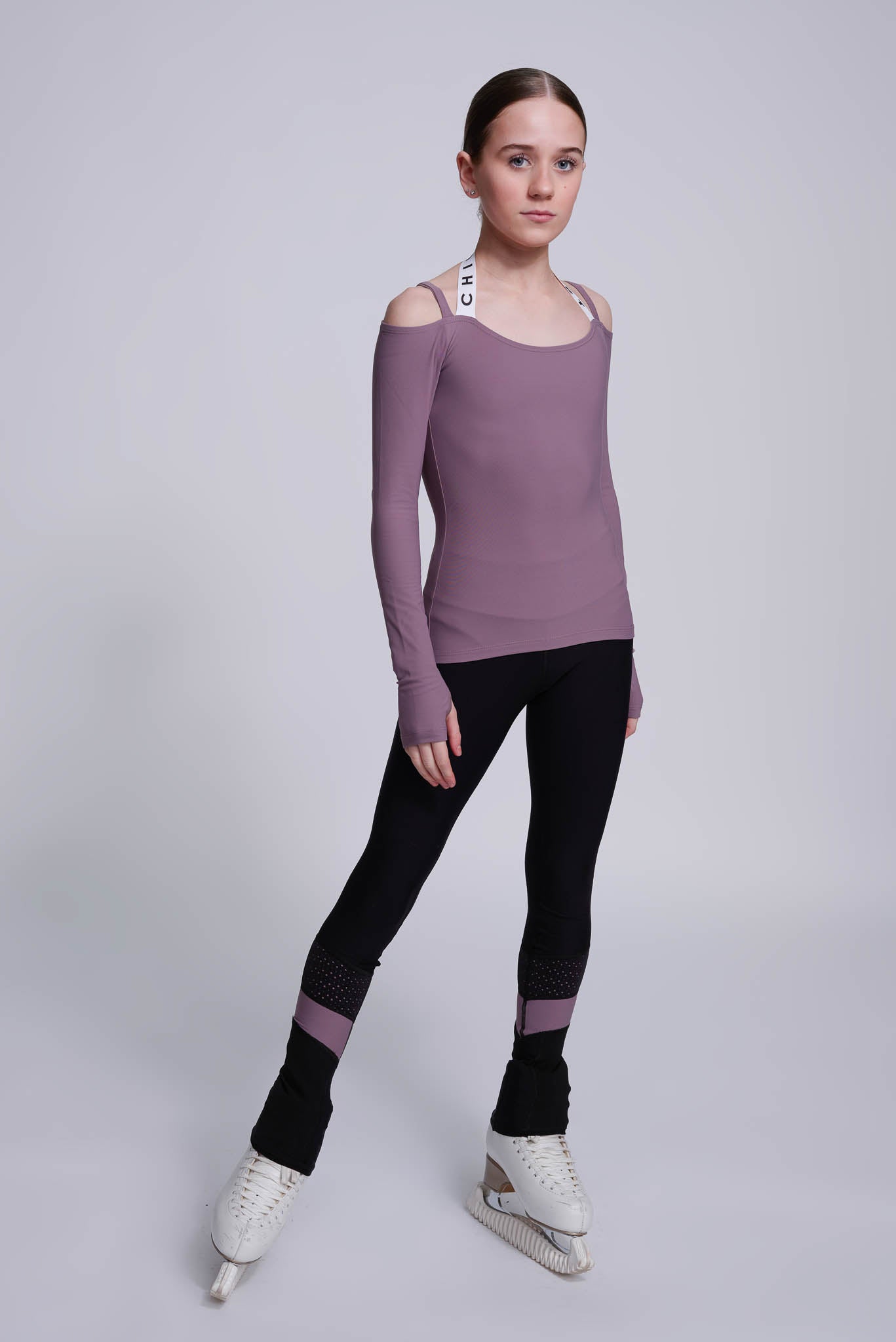 City Girl Flared Long Sleeve Sports Top (Deep Purple) – Fitness Fashioness