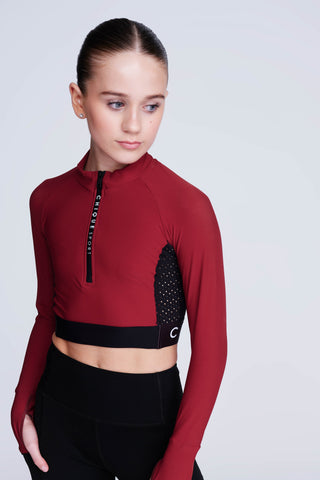 Figure Skating Long Sleeve Top