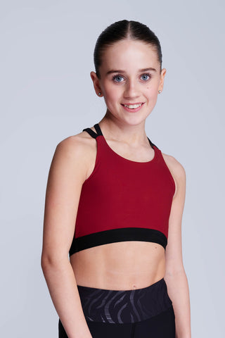 Figure Skating Sports Bra