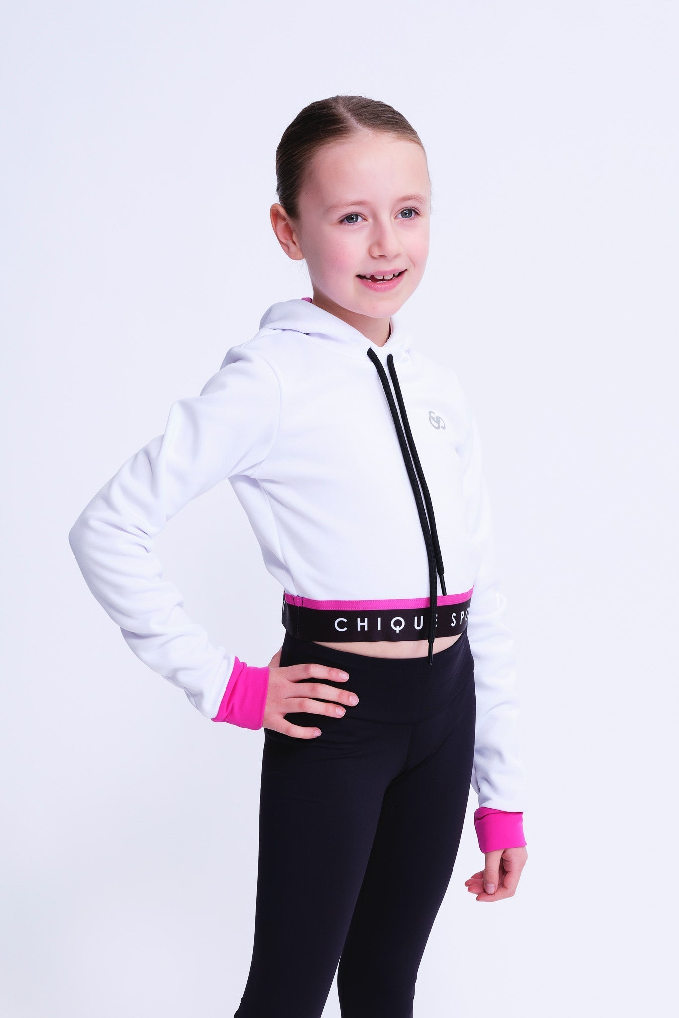 Chique Sport - Who else is as happy as Marney to be back in the rink? ​  ​Marney is head to toe in pink Inspire! Shop her look at chiquesport.com  #ChiqueSport