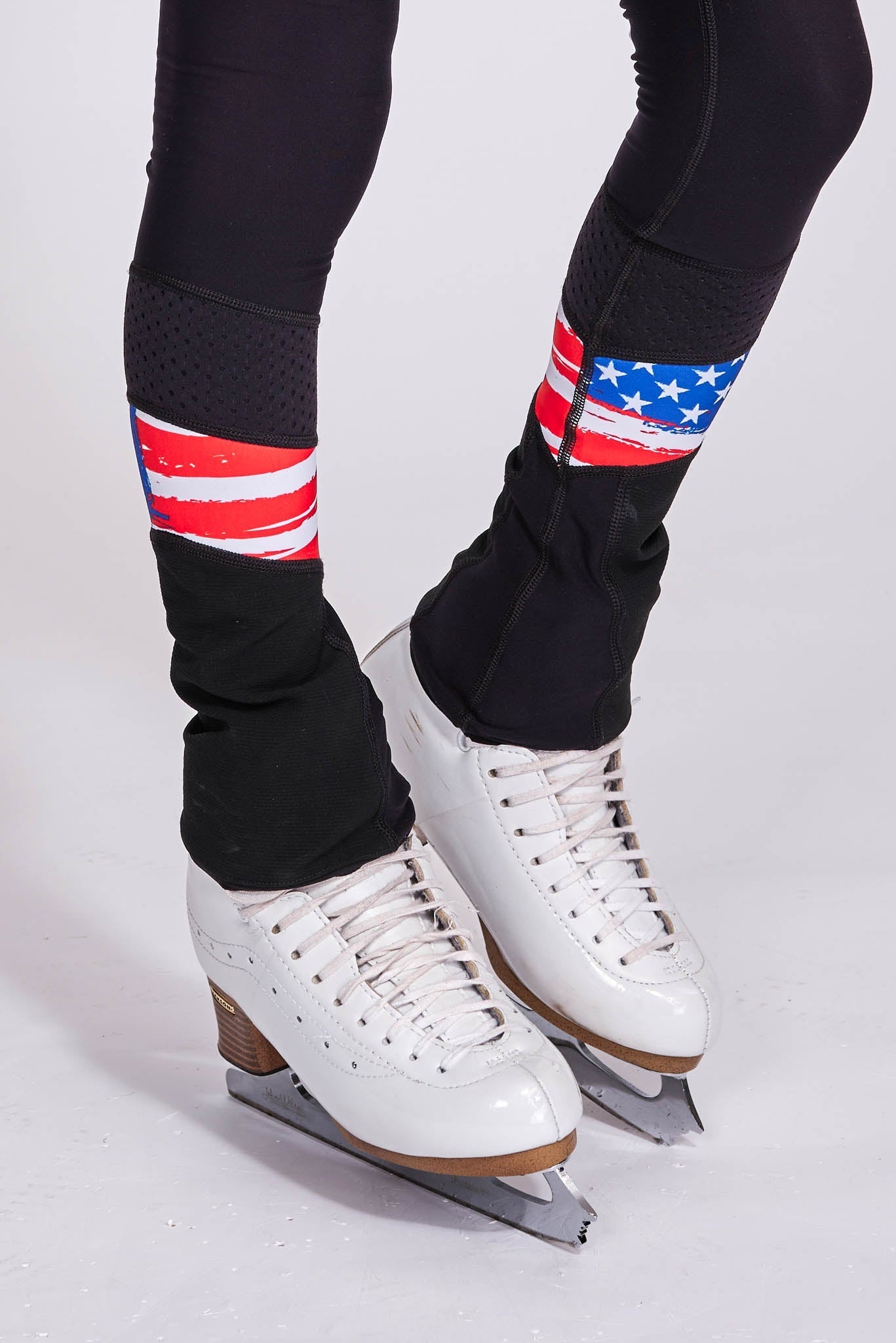 Women's USA Non-Slip Figure Skating Leggings