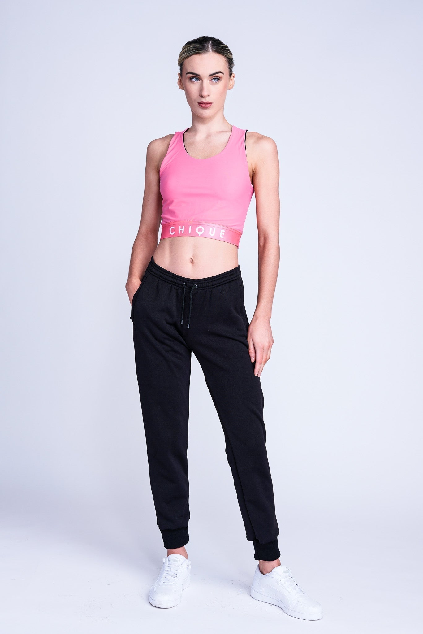 Sleeveless Sports Crop Top AT-5 – SOIE Woman