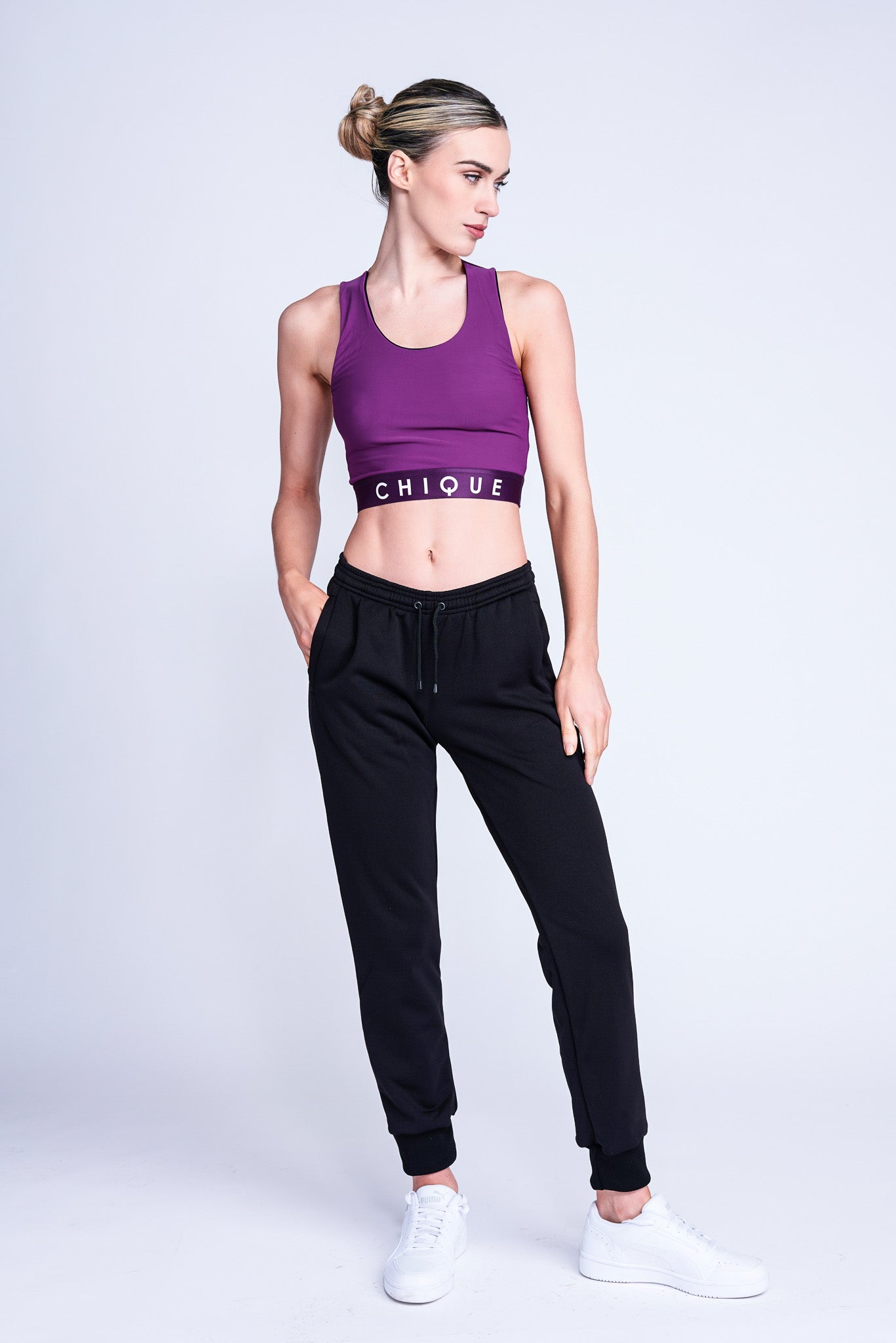 Women's Figure Skating Empower Tank Top in Berry