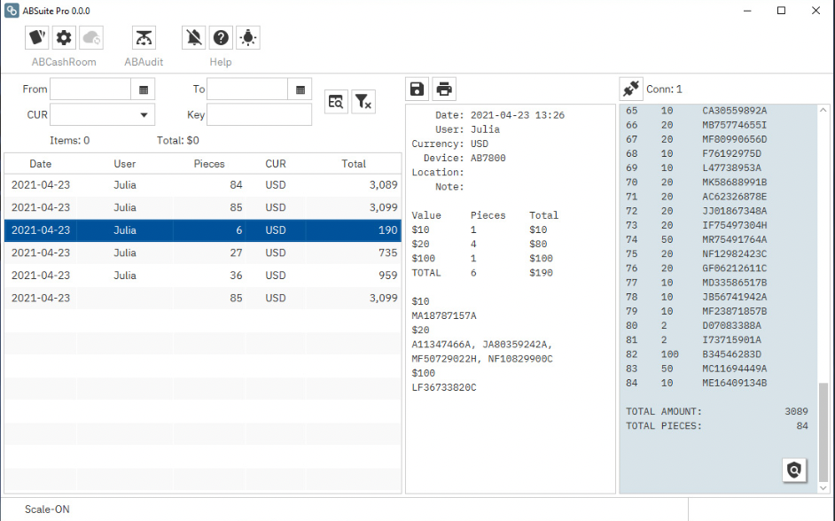 PC Connection & ABCashroom Integration  