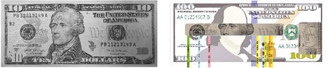 $10 bill watermark