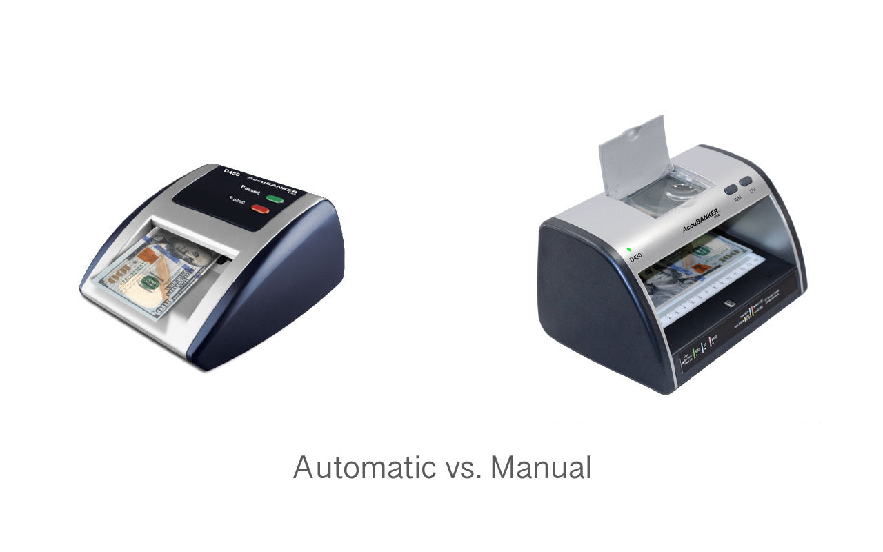 automatic vs. manual detector