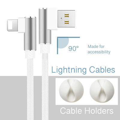 lightning cable with usb holders