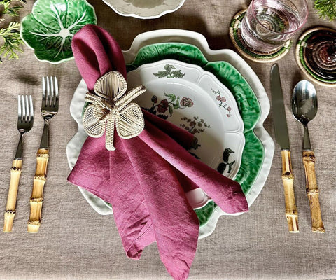 Luxurious linen napkins elevate every meal.