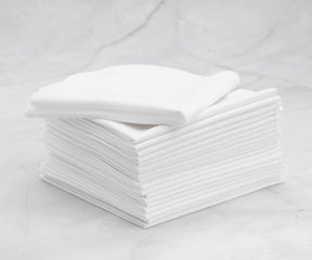 Reusable napkins: The cotton cloth napkins washable are designed in a way so that they are easy to use by kids and adults.