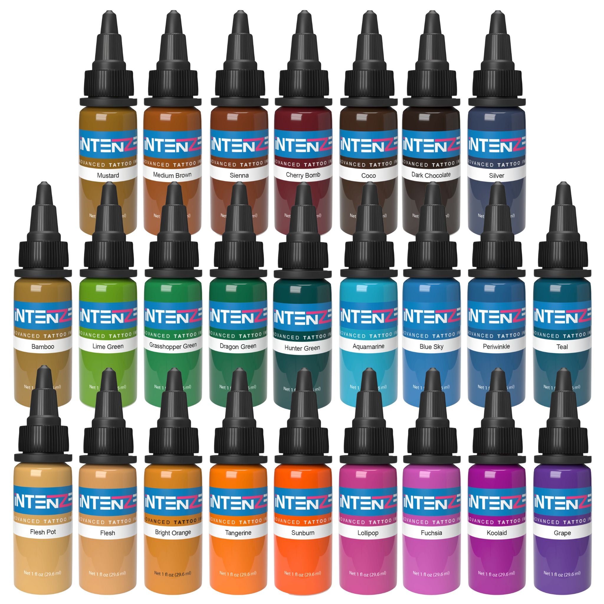 Dragon Color Tattoo Ink Set