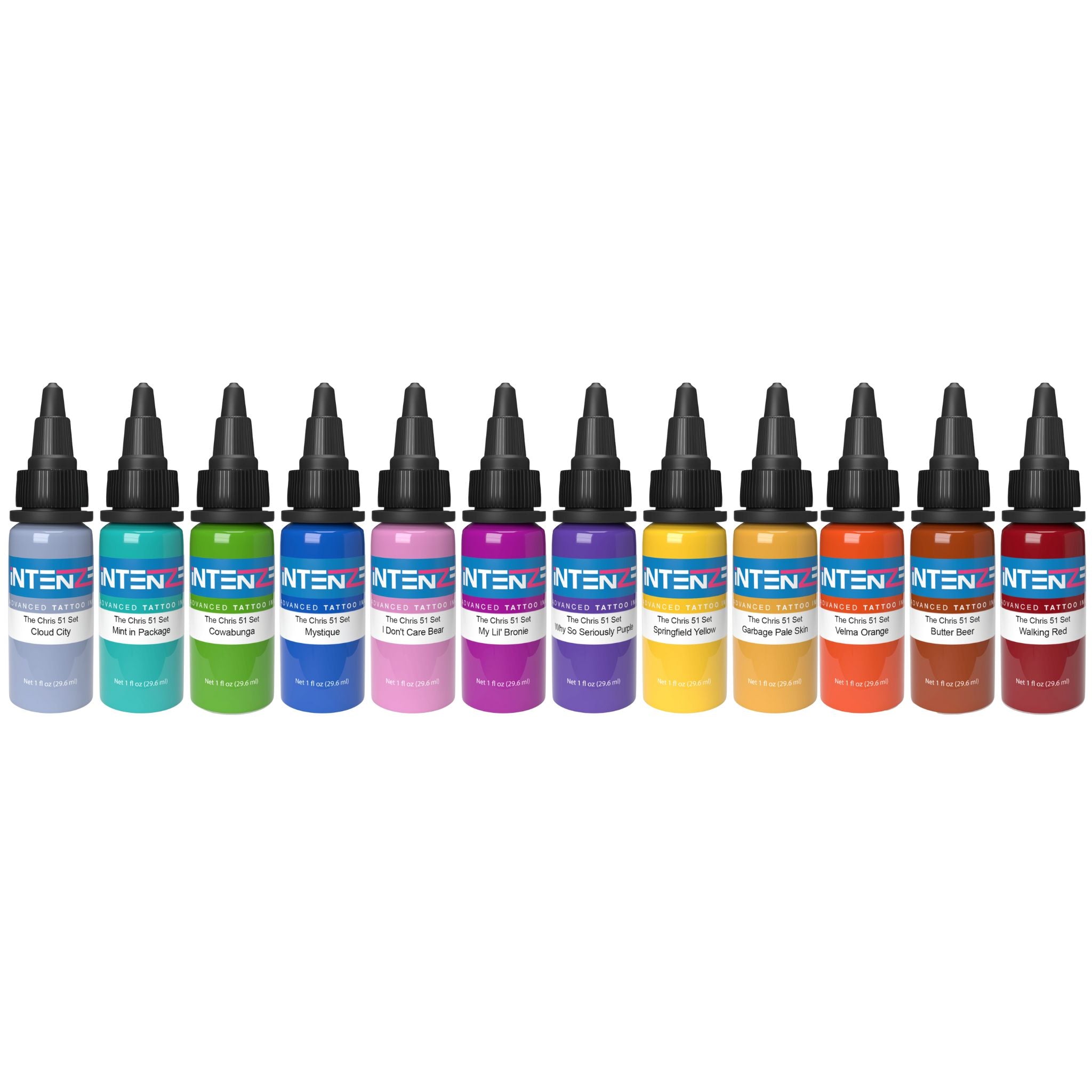 Cloud City - Chris 51 Geek Tattoo Ink Set - Intenze Tattoo Ink