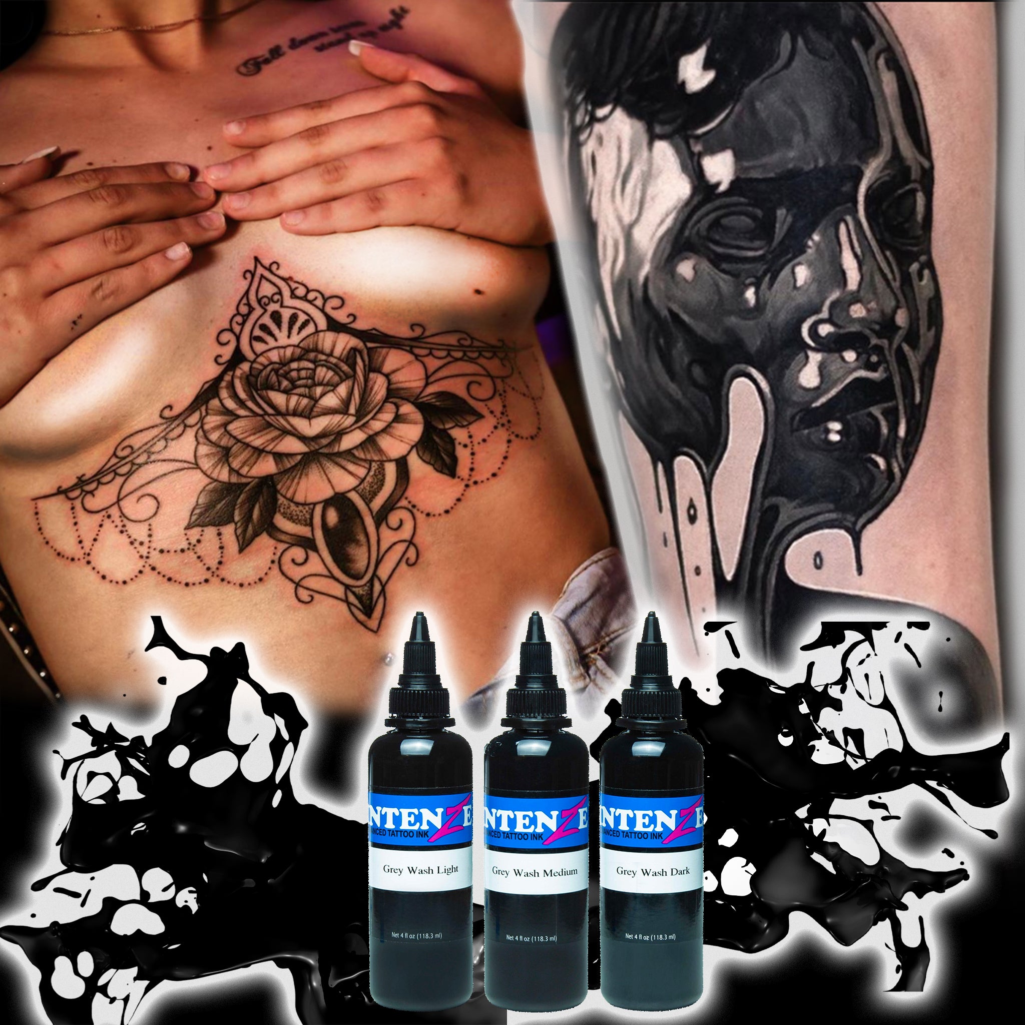 Grey wash tattoo  tattoolove247